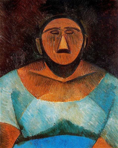 Pablo Picasso Classical Oil Paintings Farm Woman Primitivism